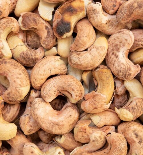Top view of Roasted Cashew Nut for Background